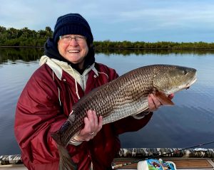 Redfish caught on Flagler Beach Inshore fishing charter